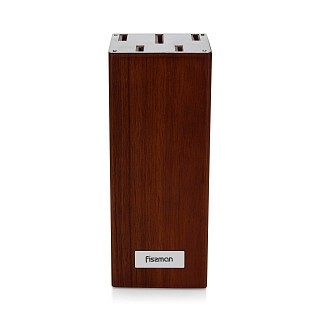 Набор ножей Fissman 6 предметов MAXIMUS в деревянной подставке X30Cr13 сталь (2774)