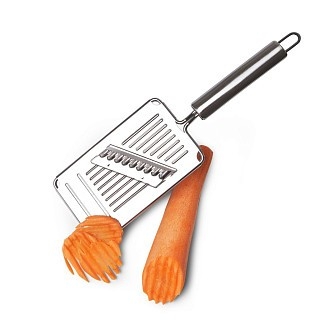 Терка на ручке Fissman 28,5x9 см для нарезки решеткой нержавеющая сталь (8605)
