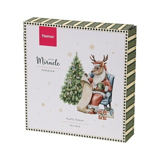 Тарілка Fissman MIRACLE 19,5 см порцеляна (16015)