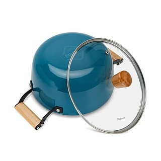 Каструля Fissman зі скляною кришкою SEAGREEN 32x12,5 см / 8 л емальований чавун з антипригарним покриттям (4016) Каструля Fissman зі скляною кришкою SEAGREEN 32x12,5 см / 8 л емальований чавун з антипригарним покриттям (4016)