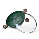 Сковорідка ВОК Fissman MALACHITE 30x9 см (4309)