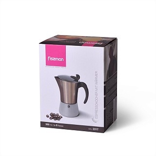 Гейзерная кофеварка Fissman на 6 порций / 360 мл (3317)