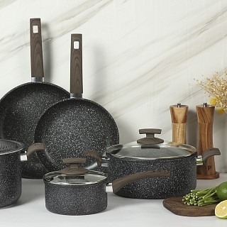 Ківш Fissman CARRIE 16x7,6 см/1,4 л зі скляною кришкою алюміній з антипригарним покриттям (14481) Ківш Fissman CARRIE 16x7,6 см/1,4 л зі скляною кришкою алюміній з антипригарним покриттям (14481)