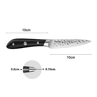 Овочевий ніж Fissman HATTORI 10 см hammered (2533) Овочевий ніж Fissman HATTORI 10 см hammered (2533)