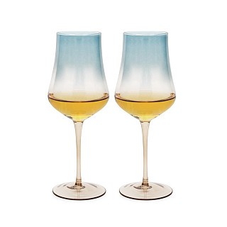 Набір з 2-х бокалів Fissman для білого вина 480 мл скло (13685)