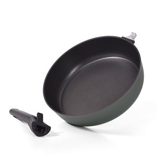 Глубокая сковородка Fissman BRILLIANT 28x7,5 см со съемной ручкой (14385) Глубокая сковородка Fissman BRILLIANT 28x7,5 см со съемной ручкой (14385)