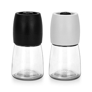 Набір млинів для солі та перцю Fissman 2х130 мл керамічний механізм (8080)