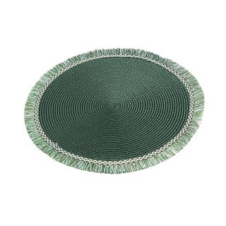 Сервировочный коврик Fissman круглый 38 см ПВХ цена за 1од (0730)