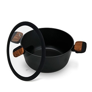Каструля Fissman FEORELLA 24x11,5 см 4,43 л зі скляною кришкою алюміній з антипригарним покриттям (14514) Каструля Fissman FEORELLA 24x11,5 см 4,43 л зі скляною кришкою алюміній з антипригарним покриттям (14514)