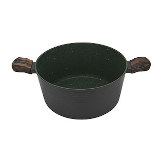 Кастрюля Fissman 28x13,5 см/7,1 л CUISINE со стеклянной крышкой алюминий с антипригарным покрытием (14594)