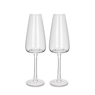 Набір з 2-х бокалів Fissman для шампанського 230 мл скло (19052)