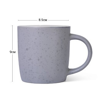 Кухоль Fissman 330 мл, колір СІРИЙ (6091)