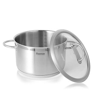 Кастрюля Fissman BENJAMIN 3,7 л с крышкой (5423)