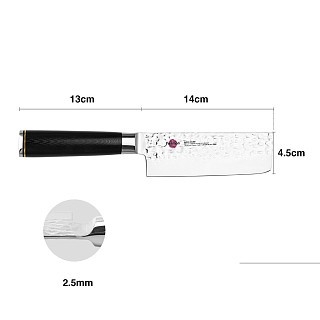 Японский топор накир Fissman KOJIRO 14 см (2560)
