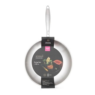 Сковорідка Fissman AETERNUM 28x5 см нержавіюча сталь (15105)