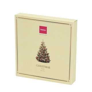 Тарелка Fissman CHRISTMAS 27 cм фарфор (14012)