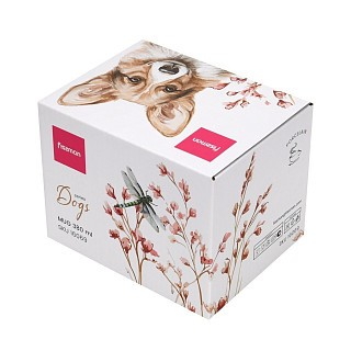 Кухоль Fissman DOGS 380 мл порцеляна (16069)