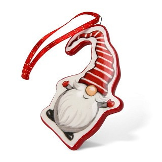 Новорічна ялинкова іграшка Fissman 7х6,4 см доломіт (0407)