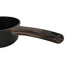 Ківш Fissman 16x7,8 см / 1,3 л EVOLUTION зі скляною кришкою алюміній з антипригарним покриттям (14575)