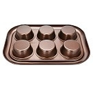 Форма для випікання 6 кексів Fissman 29,4x21x3,5 см (5648)