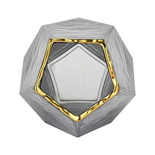 Ваза Fissman 28 см VOLCANO ROCK скло (9555)