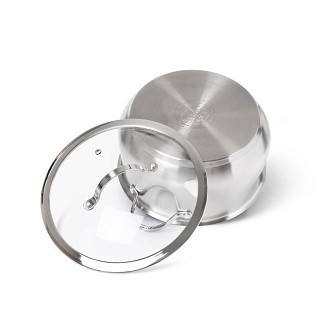 Кастрюля Fissman VALERY 20x10 см / 3.1 л со стеклянной крышкой (5413) Кастрюля Fissman VALERY 20x10 см / 3.1 л со стеклянной крышкой (5413)