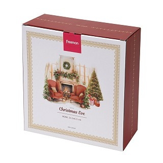Салатник Fissman CHRISTMAS EVE 23,5x6,5 см порцеляна (16029)