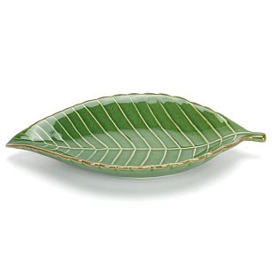 Блюдо Fissman глибоке GREEN 31x16x4,2 см кераміка (6193)