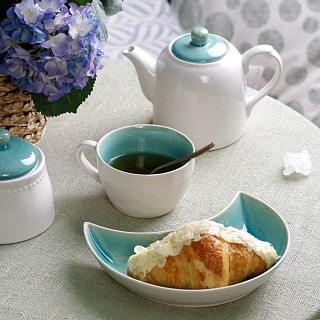 Кружка Fissman CELINE 440 мл, цвет лазурная керамика (6230)