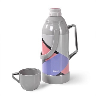Термос Fissman 3200 мл сталевий корпус зі скляною колбою (9843)