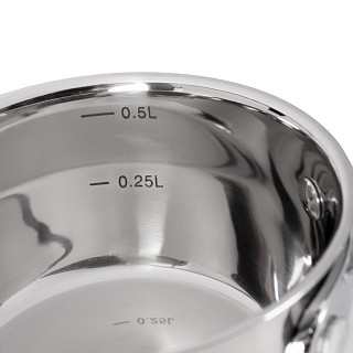 Ковш Fissman FELICE 12x6 см/0,6 л. без крышки нержавеющая сталь (5326) Ковш Fissman FELICE 12x6 см/0,6 л. без крышки нержавеющая сталь (5326)