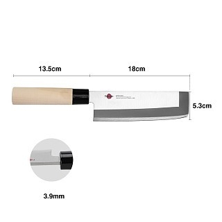 Японский топор Fissman KENSEI HANZO 18 см сталь AUS-8 (2583)