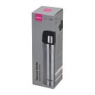 Термос-кухоль Fissman 450 мл чорний нержавіюча сталь (9882)