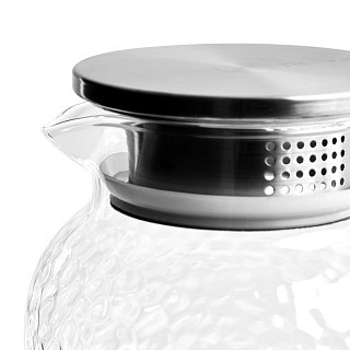 Глечик для холодних та гарячих напоїв Fissman з фільтром 1800 мл жаростійке скло (6589) Глечик для холодних та гарячих напоїв Fissman з фільтром 1800 мл жаростійке скло (6589)