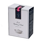 Овальна форма для запікання Fissman 25х21,5х8 см / 1,2 л з кришкою порцеляна (14179)