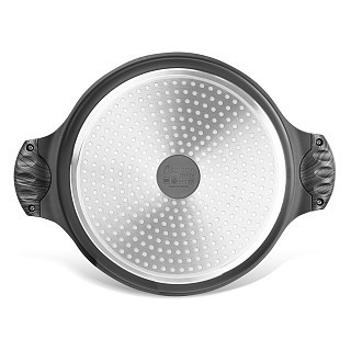 Сотейник Fissman PRESTIGE 28x8 см / 4,1 л зі скляною кришкою (5043)