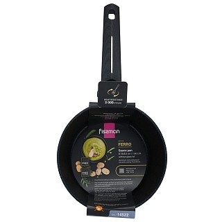 Ковш Fissman FERRO 18x8,5 см/1,86 см алюминий с антипригарным покрытием (14522) Ковш Fissman FERRO 18x8,5 см/1,86 см алюминий с антипригарным покрытием (14522)