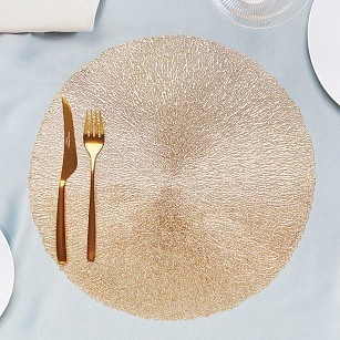 Сервировочный коврик Fissman круглый 38 см ПВХ цена за 1од (0724)