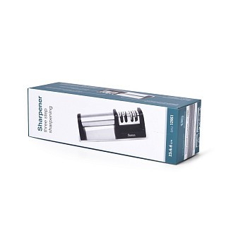 Точило для ножей Fissman трехшаговой заточки 23x6x6 см камни из керамики карбида алмаза (12951)