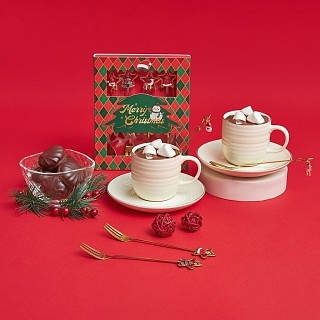 Набір столових приборів Fissman XMAS 4 придмети нержавіюча сталь (3070)