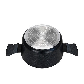Кастрюля Fissman FERRO 20x10 см/2,67 л со стеклянной крышкой алюминий с антипригарным покрытием. (14523) Кастрюля Fissman FERRO 20x10 см/2,67 л со стеклянной крышкой алюминий с антипригарным покрытием. (14523)