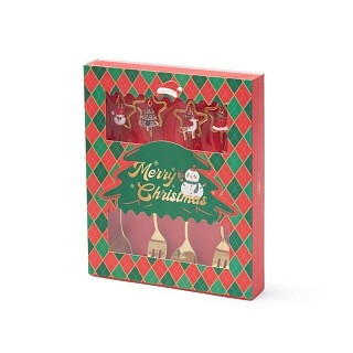 Набір столових приборів Fissman XMAS 4 придмети нержавіюча сталь (3070)