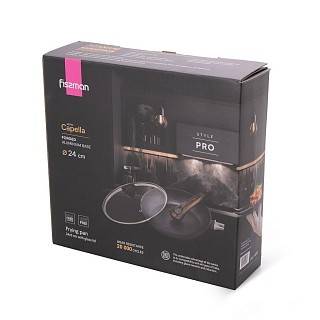 Сковорода Fissman для жарки CAPELLA 24x5 см со съемной ручкой (14964)