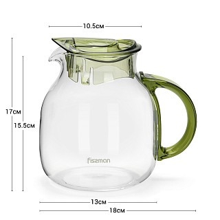 Глечик для напоїв Fissman 1500 мл (6450) Глечик для напоїв Fissman 1500 мл (6450)