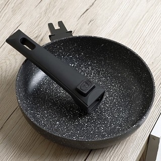 Сковорідка для смаження Fissman FIORE 28x5,4 см зі знімною ручкою (14295) Сковорідка для смаження Fissman FIORE 28x5,4 см зі знімною ручкою (14295)