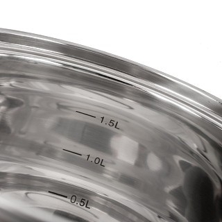 Ківш Fissman FELINA 16x10,5 см / 2,1л. зі скляною кришкою нержавеющая сталь (5337) Ківш Fissman FELINA 16x10,5 см / 2,1л. зі скляною кришкою нержавеющая сталь (5337)