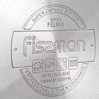 Кастрюля Fissman FELINA 20x12,5см/3,9л. со стеклянной крышкой нержавеющая сталь (5347) Кастрюля Fissman FELINA 20x12,5см/3,9л. со стеклянной крышкой нержавеющая сталь (5347)