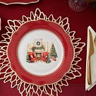 Тарелка Fissman CHRISTMAS EVE 27 см фарфор (16026)