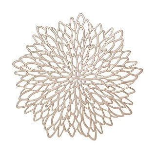 Сервірувальний килимок Fissman круглий 38 см ПВХ ціна за 1од (0720)