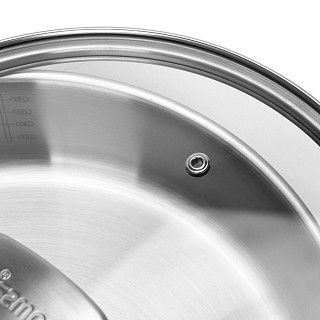 Сотейник Fissman PREMIUM ONE 26x6 см/2,7 л со стеклянной крышкой нержавеющая сталь (15093)